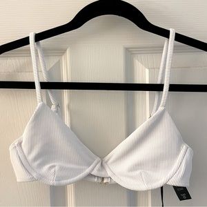 Beach Riot Ribbed Camilla Top | White